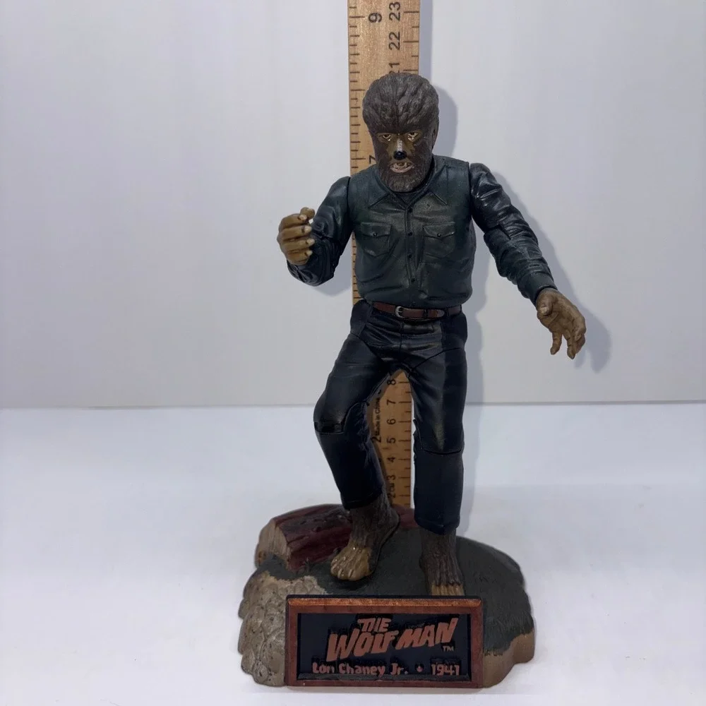 Vintage 1998 Sideshow The Wolf Man Action Figure Green Black